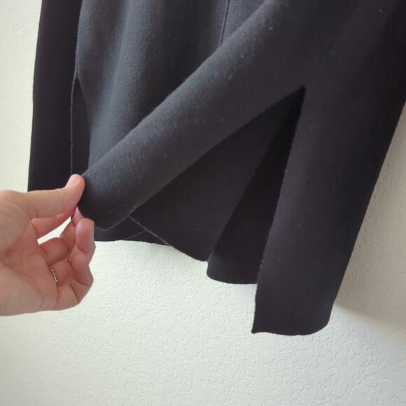 Banana Republic Womens Mock Neck Sweater Black XSP Petite Classic Classy - Picture 3 of 6